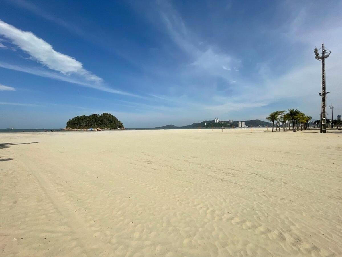 Ferienwohnung Pe Na Areia Em Santos! Que Vista Mar! Santos  Exterior foto