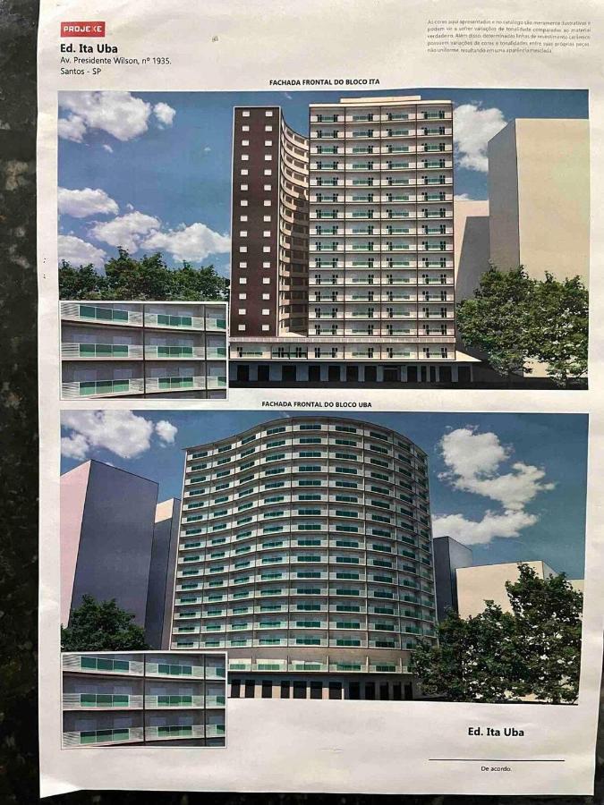 Ferienwohnung Pe Na Areia Em Santos! Que Vista Mar! Santos  Exterior foto